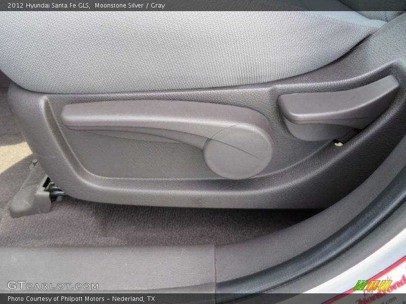 Moonstone Silver / Gray 2012 Hyundai Santa Fe GLS