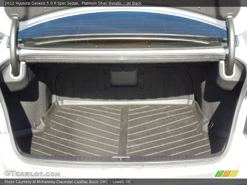 Platinum Silver Metallic / Jet Black 2012 Hyundai Genesis 5.0 R Spec Sedan