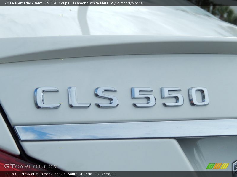 Diamond White Metallic / Almond/Mocha 2014 Mercedes-Benz CLS 550 Coupe