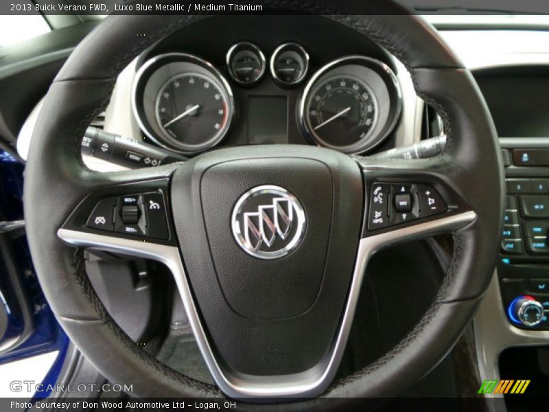 Luxo Blue Metallic / Medium Titanium 2013 Buick Verano FWD