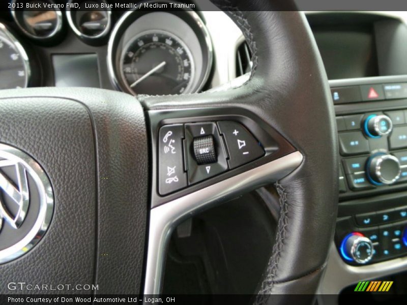 Luxo Blue Metallic / Medium Titanium 2013 Buick Verano FWD