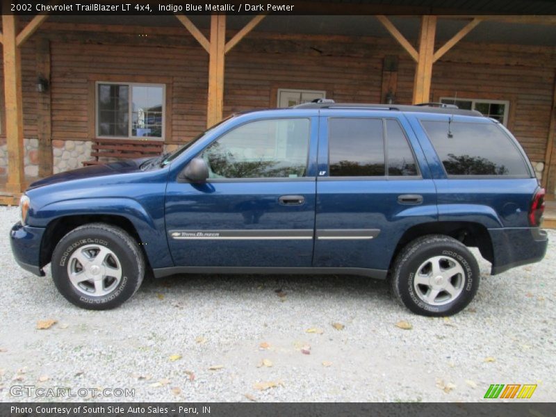 Indigo Blue Metallic / Dark Pewter 2002 Chevrolet TrailBlazer LT 4x4