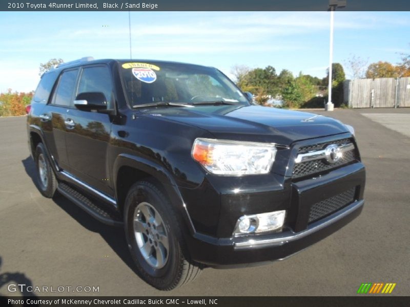 Black / Sand Beige 2010 Toyota 4Runner Limited