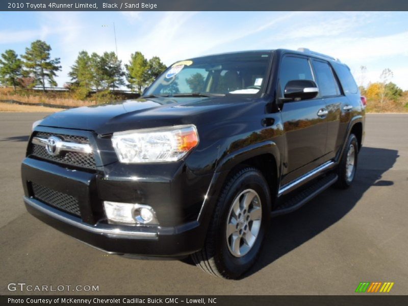 Black / Sand Beige 2010 Toyota 4Runner Limited