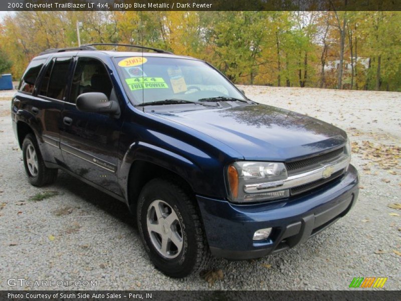 Indigo Blue Metallic / Dark Pewter 2002 Chevrolet TrailBlazer LT 4x4