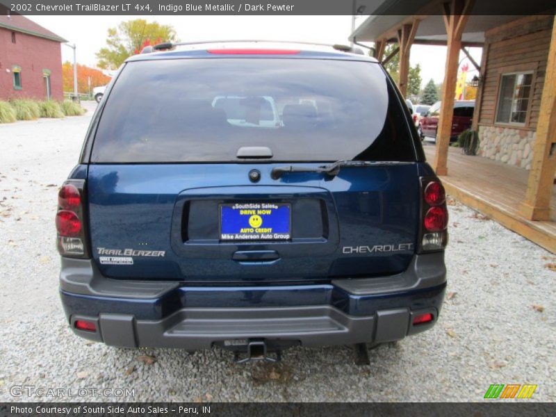 Indigo Blue Metallic / Dark Pewter 2002 Chevrolet TrailBlazer LT 4x4
