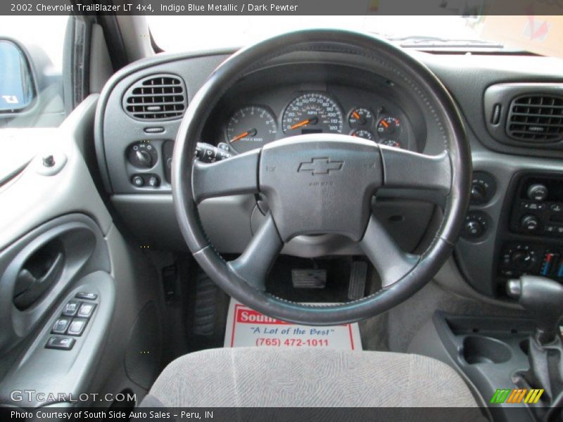 Indigo Blue Metallic / Dark Pewter 2002 Chevrolet TrailBlazer LT 4x4