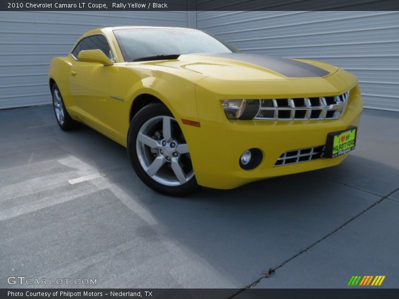 Rally Yellow / Black 2010 Chevrolet Camaro LT Coupe