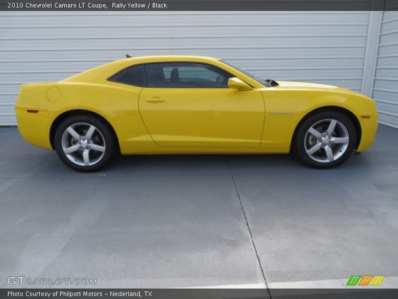 Rally Yellow / Black 2010 Chevrolet Camaro LT Coupe