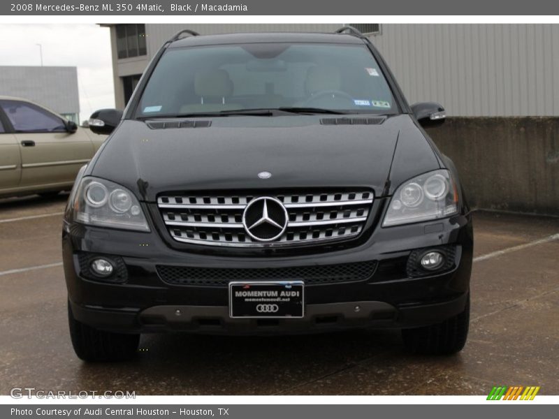Black / Macadamia 2008 Mercedes-Benz ML 350 4Matic
