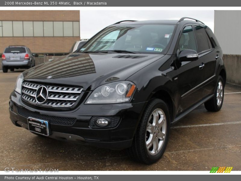 Black / Macadamia 2008 Mercedes-Benz ML 350 4Matic