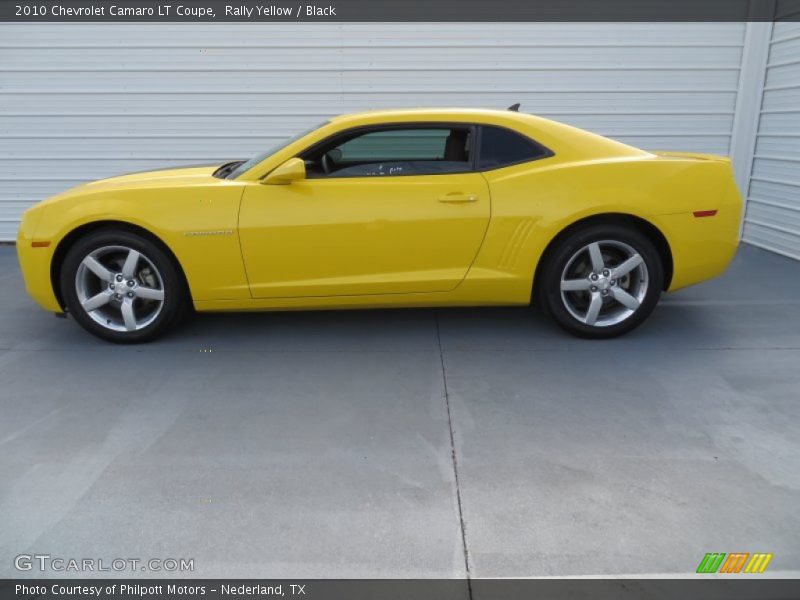 Rally Yellow / Black 2010 Chevrolet Camaro LT Coupe