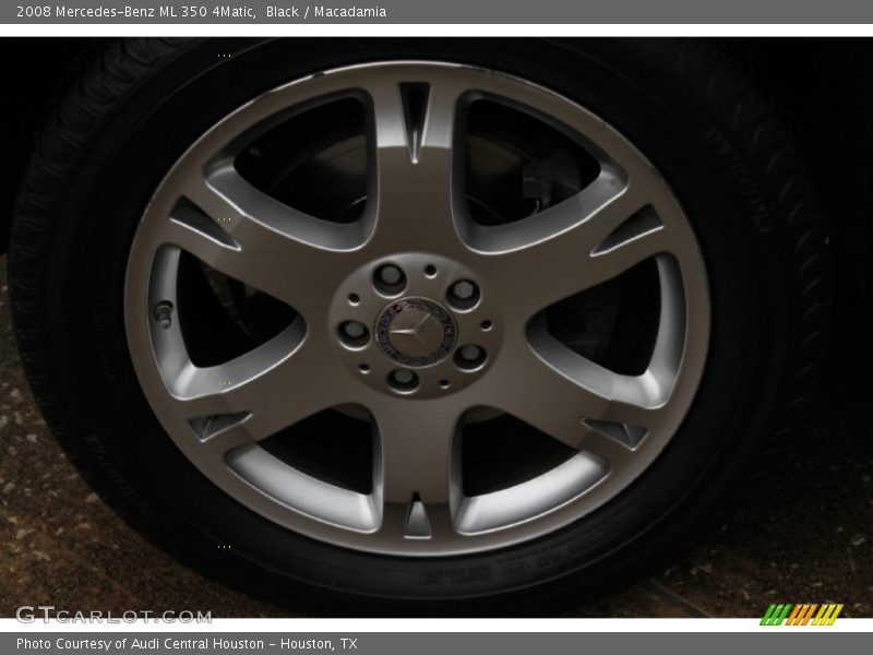 Black / Macadamia 2008 Mercedes-Benz ML 350 4Matic