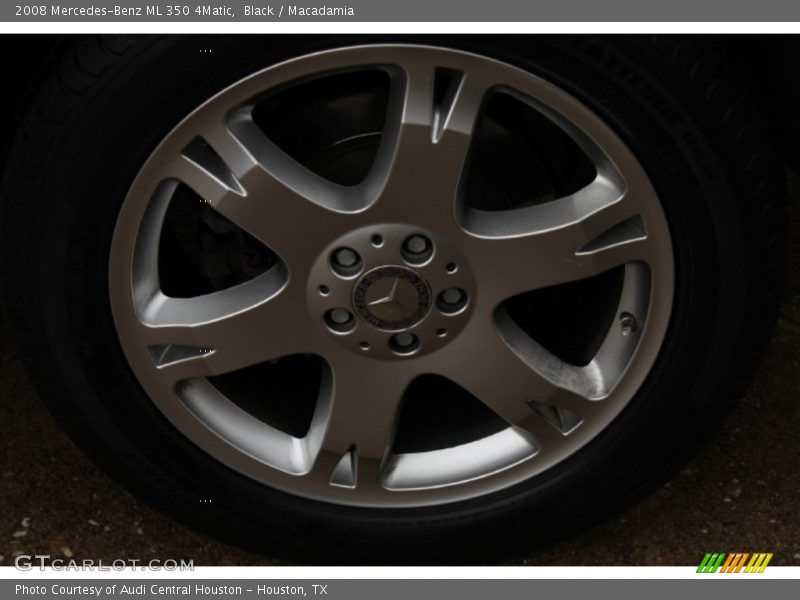 Black / Macadamia 2008 Mercedes-Benz ML 350 4Matic