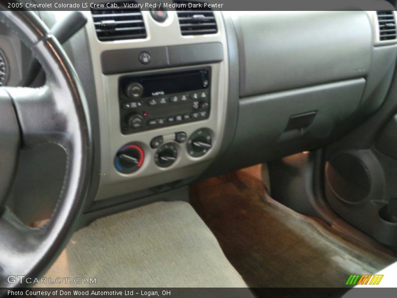 Victory Red / Medium Dark Pewter 2005 Chevrolet Colorado LS Crew Cab