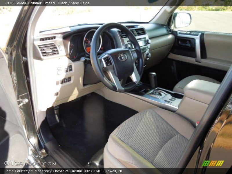 Black / Sand Beige 2010 Toyota 4Runner Limited