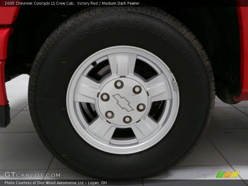 Victory Red / Medium Dark Pewter 2005 Chevrolet Colorado LS Crew Cab