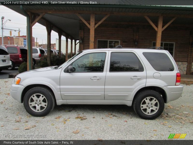Satin Silver Metallic / Ebony Black 2004 Ford Escape Limited 4WD
