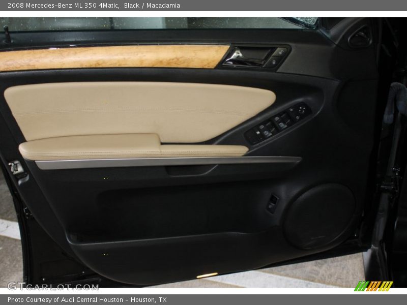 Black / Macadamia 2008 Mercedes-Benz ML 350 4Matic