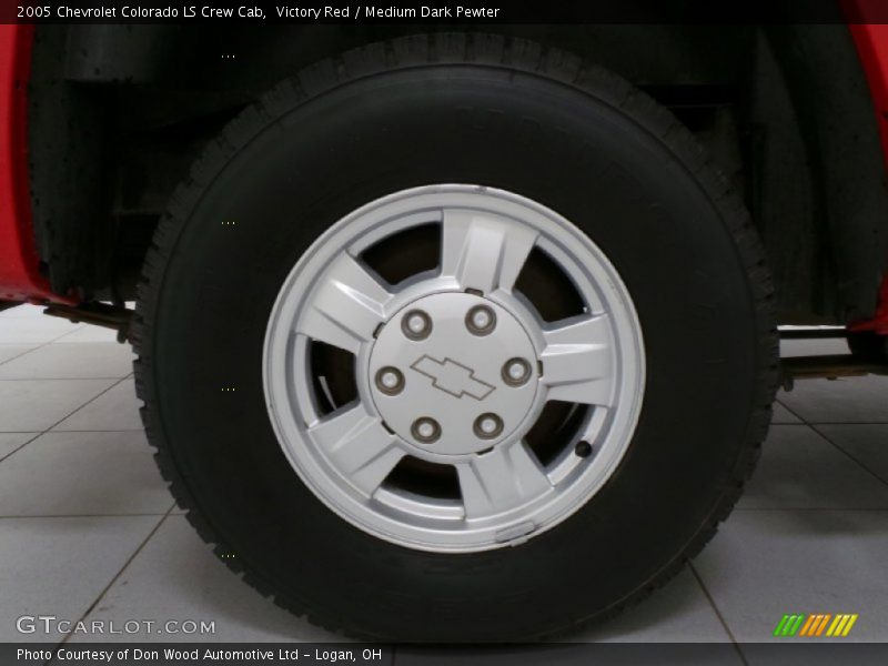 Victory Red / Medium Dark Pewter 2005 Chevrolet Colorado LS Crew Cab