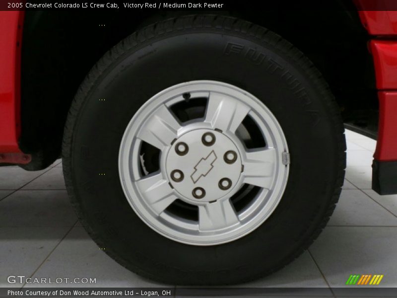 Victory Red / Medium Dark Pewter 2005 Chevrolet Colorado LS Crew Cab