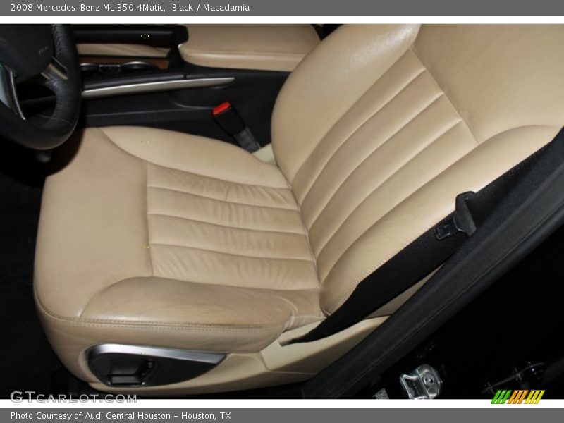 Black / Macadamia 2008 Mercedes-Benz ML 350 4Matic