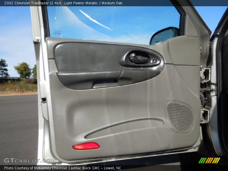 Light Pewter Metallic / Medium Oak 2002 Chevrolet TrailBlazer LS 4x4