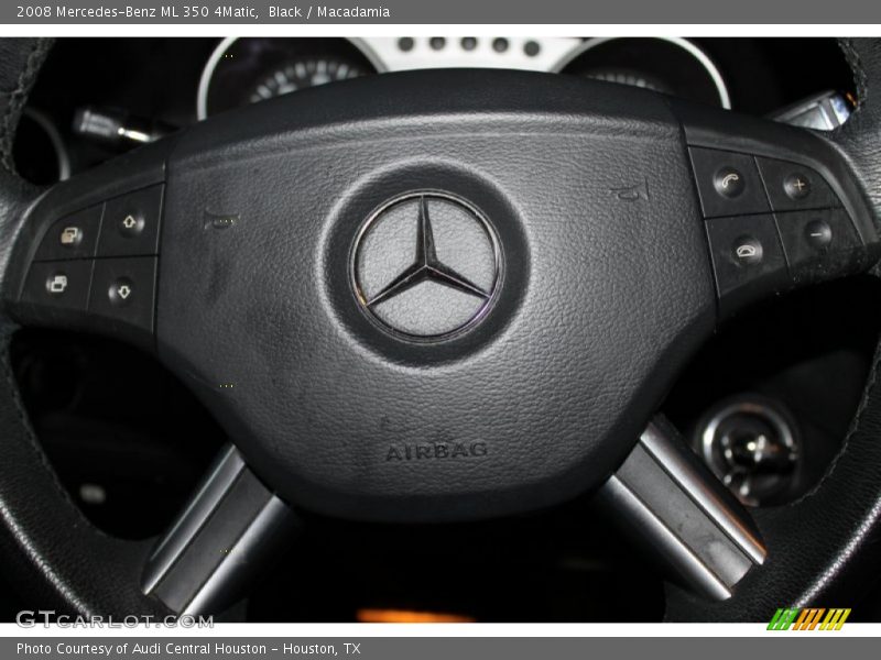 Black / Macadamia 2008 Mercedes-Benz ML 350 4Matic