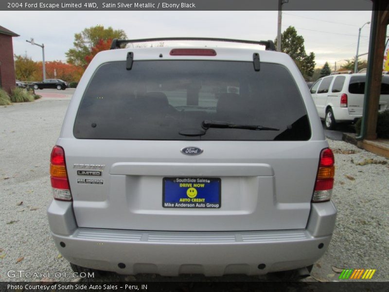 Satin Silver Metallic / Ebony Black 2004 Ford Escape Limited 4WD