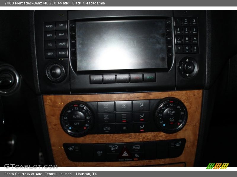 Black / Macadamia 2008 Mercedes-Benz ML 350 4Matic