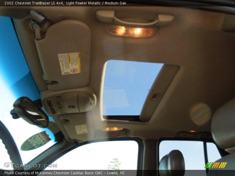 Light Pewter Metallic / Medium Oak 2002 Chevrolet TrailBlazer LS 4x4