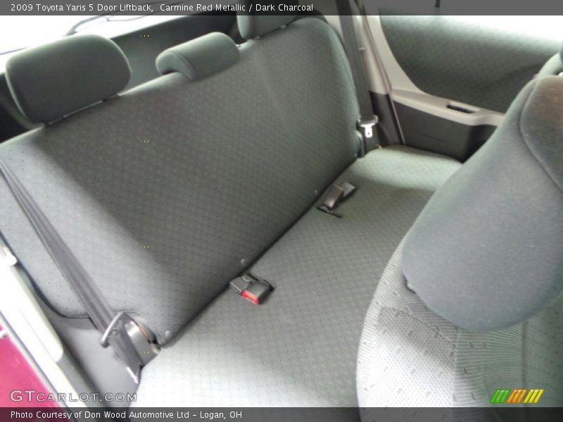 Carmine Red Metallic / Dark Charcoal 2009 Toyota Yaris 5 Door Liftback