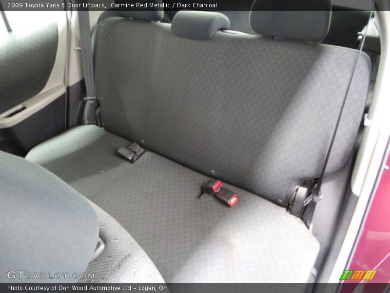 Carmine Red Metallic / Dark Charcoal 2009 Toyota Yaris 5 Door Liftback