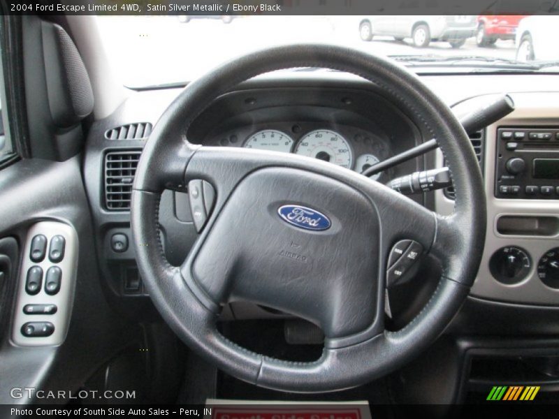 Satin Silver Metallic / Ebony Black 2004 Ford Escape Limited 4WD