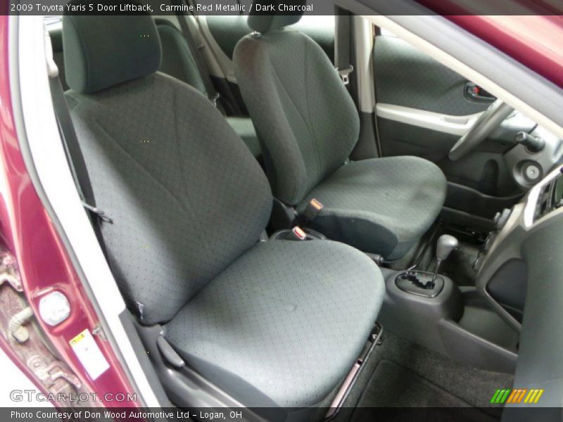 Carmine Red Metallic / Dark Charcoal 2009 Toyota Yaris 5 Door Liftback