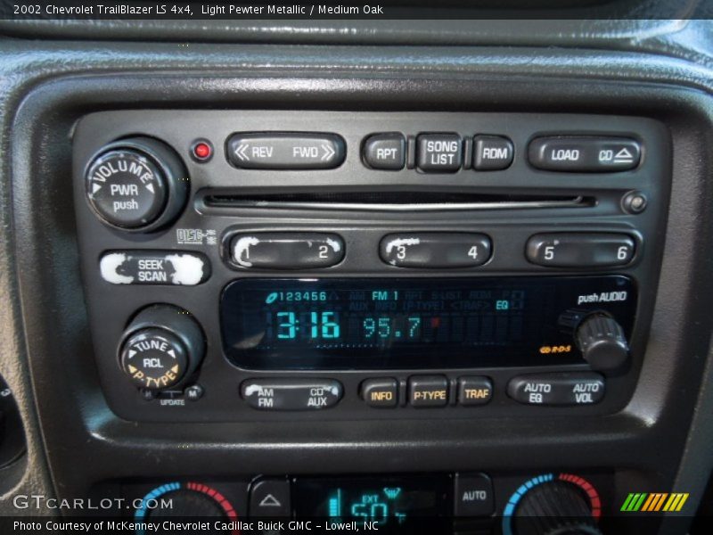 Light Pewter Metallic / Medium Oak 2002 Chevrolet TrailBlazer LS 4x4
