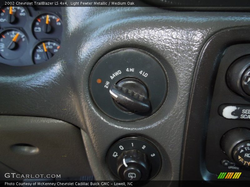 Light Pewter Metallic / Medium Oak 2002 Chevrolet TrailBlazer LS 4x4