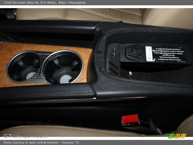 Black / Macadamia 2008 Mercedes-Benz ML 350 4Matic