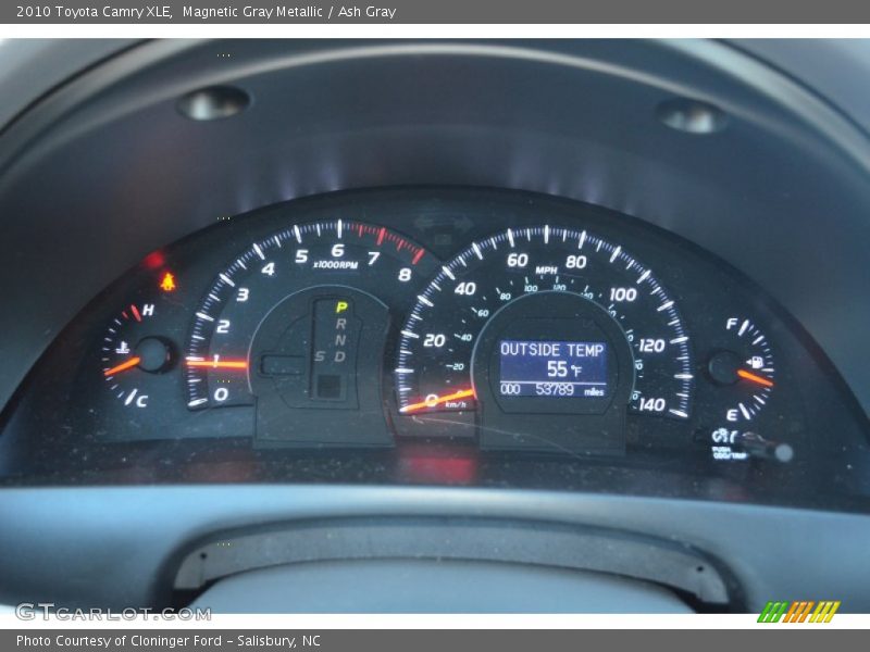 Magnetic Gray Metallic / Ash Gray 2010 Toyota Camry XLE