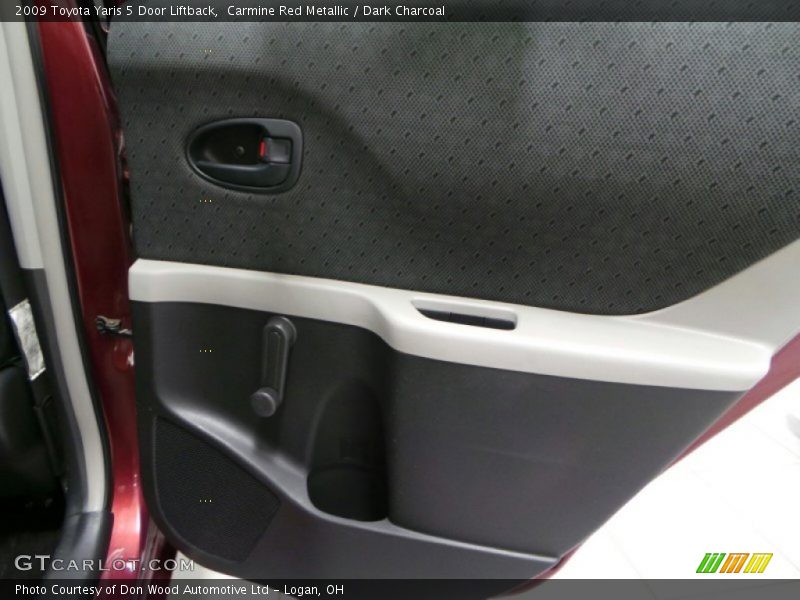Carmine Red Metallic / Dark Charcoal 2009 Toyota Yaris 5 Door Liftback