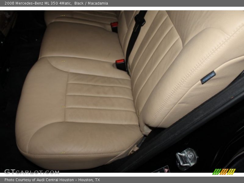 Black / Macadamia 2008 Mercedes-Benz ML 350 4Matic