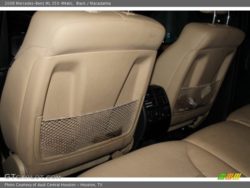 Black / Macadamia 2008 Mercedes-Benz ML 350 4Matic