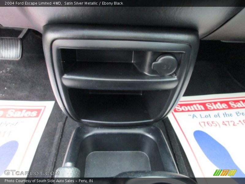 Satin Silver Metallic / Ebony Black 2004 Ford Escape Limited 4WD