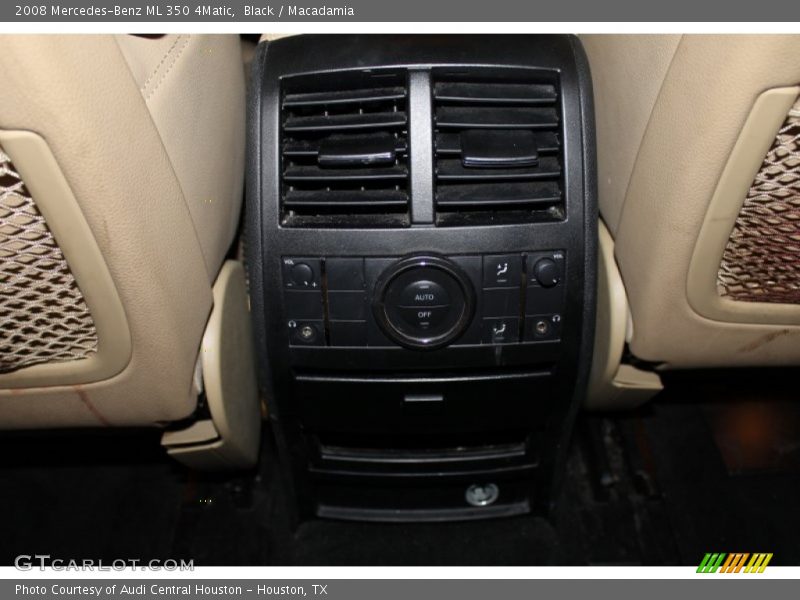 Black / Macadamia 2008 Mercedes-Benz ML 350 4Matic