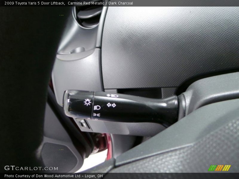 Carmine Red Metallic / Dark Charcoal 2009 Toyota Yaris 5 Door Liftback