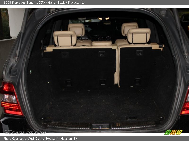 Black / Macadamia 2008 Mercedes-Benz ML 350 4Matic