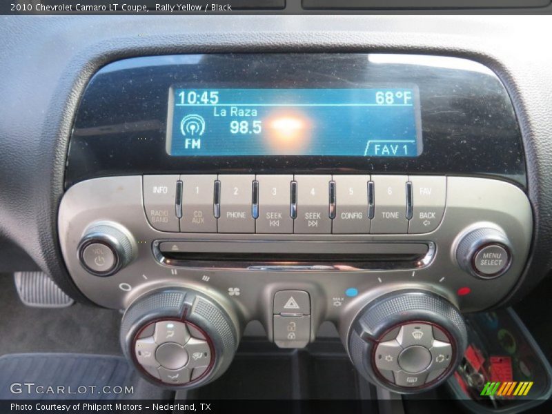 Rally Yellow / Black 2010 Chevrolet Camaro LT Coupe