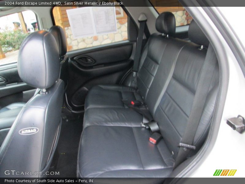 Satin Silver Metallic / Ebony Black 2004 Ford Escape Limited 4WD