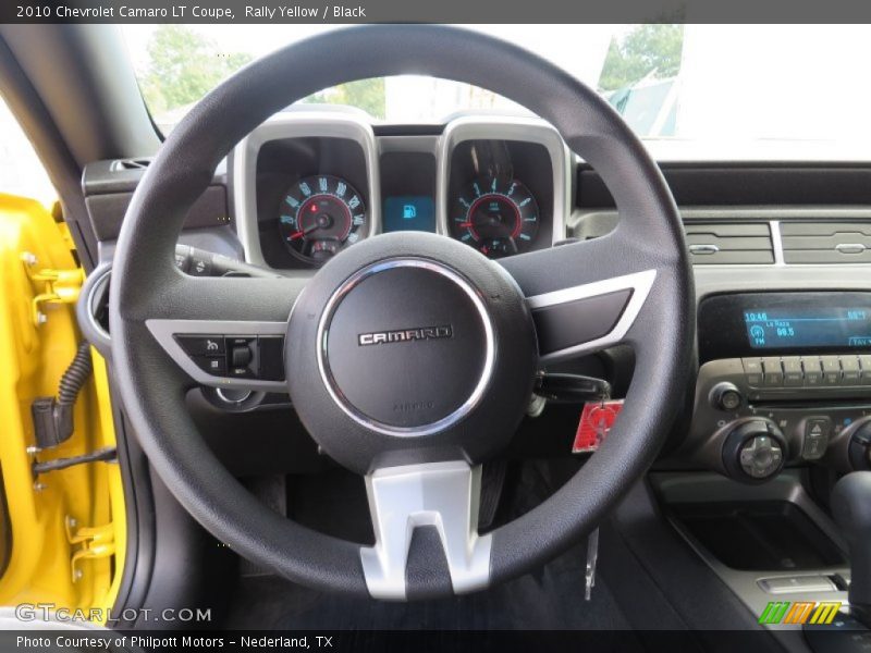 Rally Yellow / Black 2010 Chevrolet Camaro LT Coupe