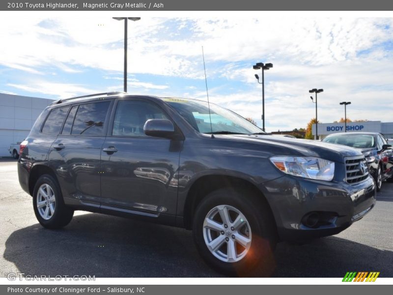 Magnetic Gray Metallic / Ash 2010 Toyota Highlander